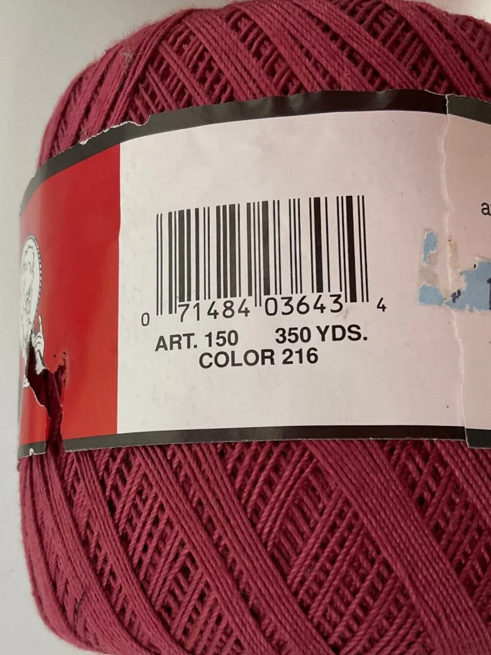 Bundle Crochet Thread Vintage Reds and Green Aunt Lydia